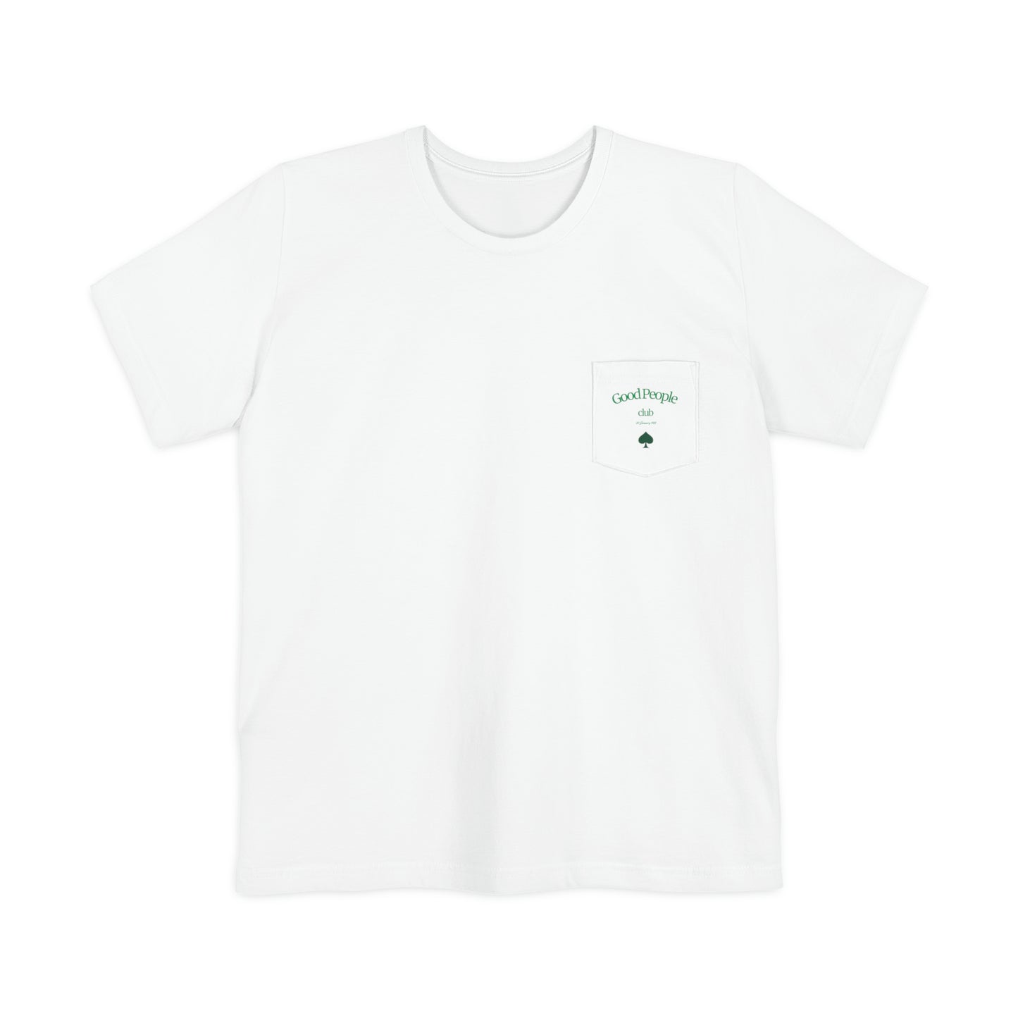 Unisex "Good People's Club"  Pocket T-shirt