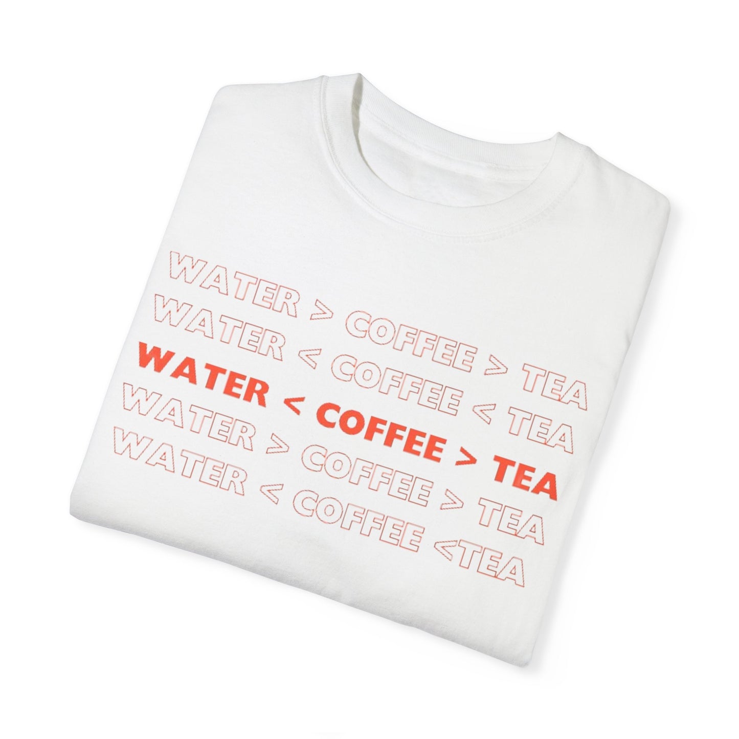 Unisex "Coffee" Garment-Dyed T-shirt