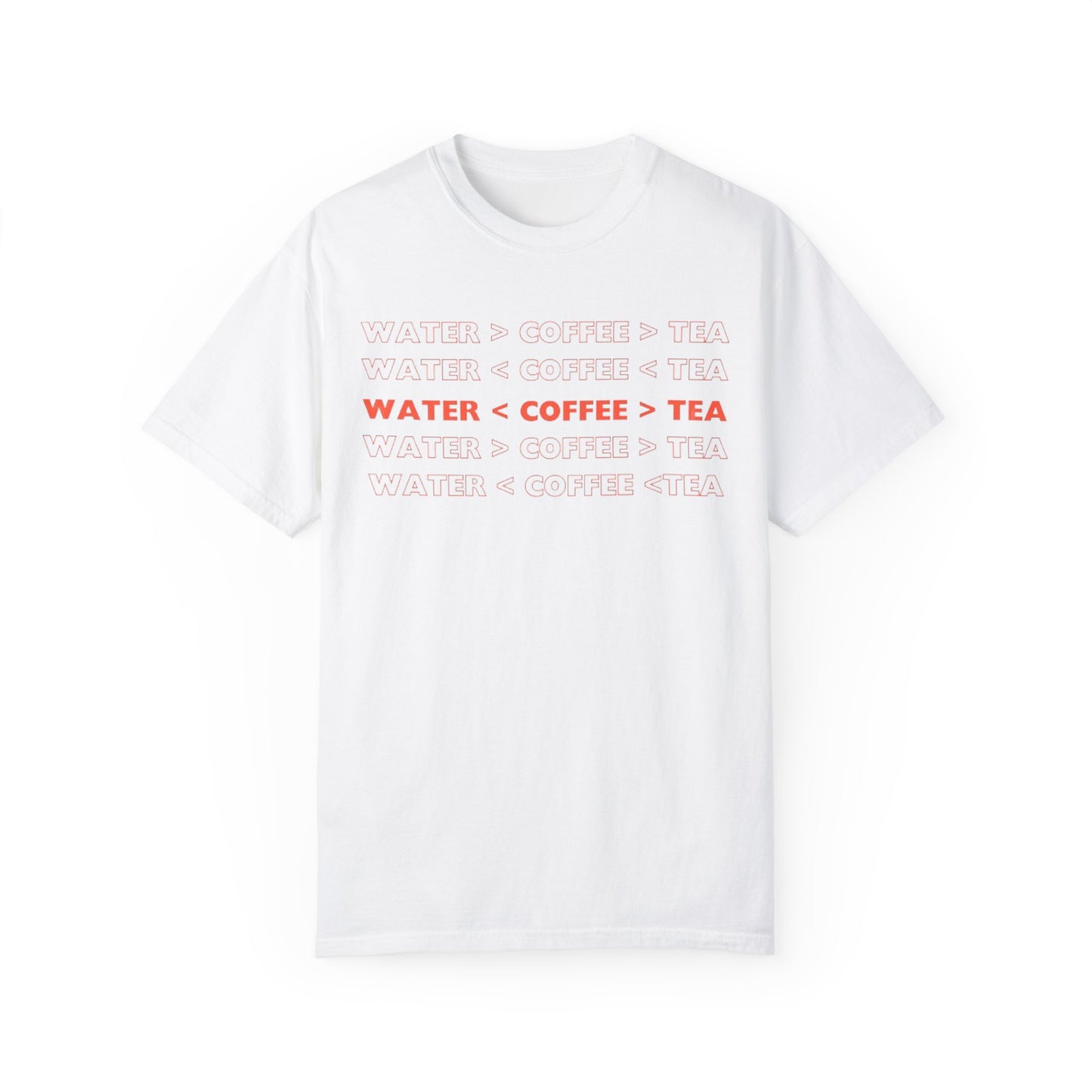 Unisex "Coffee" Garment-Dyed T-shirt