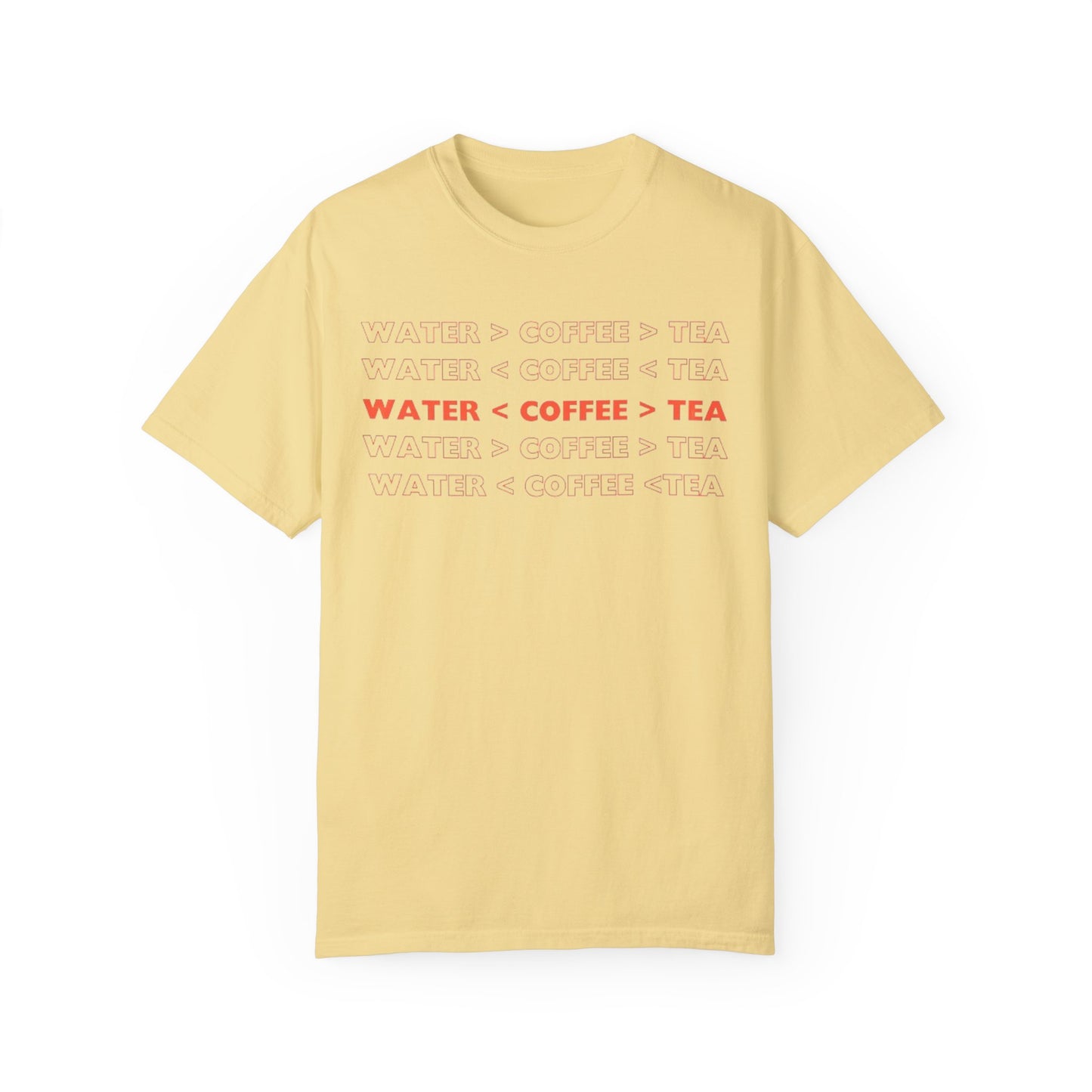 Unisex "Coffee" Garment-Dyed T-shirt