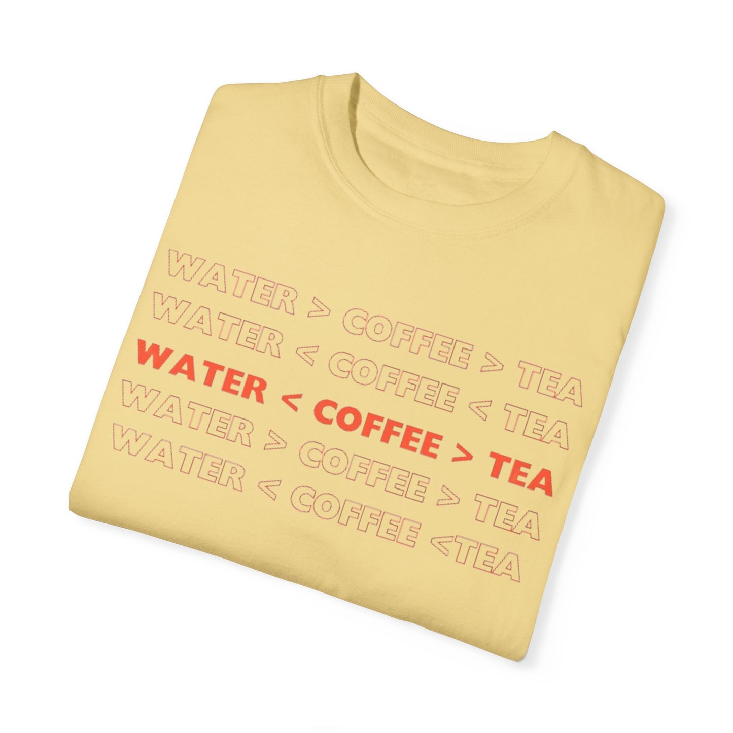 Unisex "Coffee" Garment-Dyed T-shirt